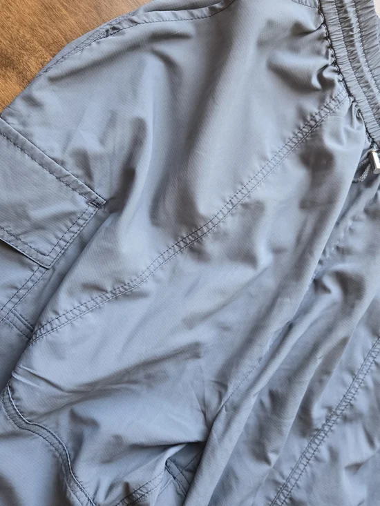 UGG Gray Cargo Pants Large Elastic Waist Lightweight Utility Streetwear - Picture 5 of 7